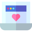 laptop,heart,love,love and romance,dating app